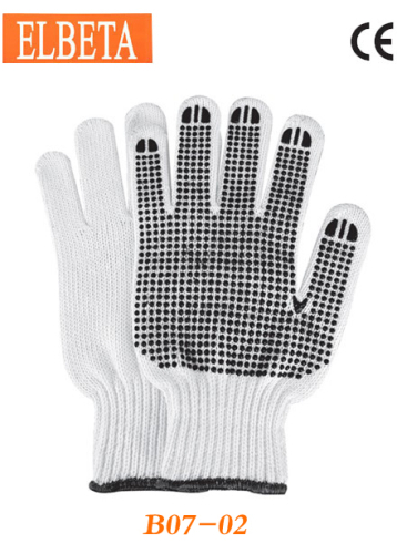 String Kint Gloves PVC dotted