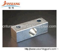 Steel machined part with zinc plating