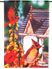 Custom Cardinal House garden flag