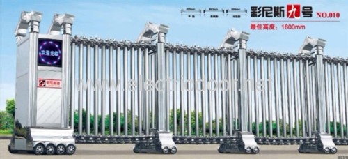 New exterior electric telescopic sliding gate