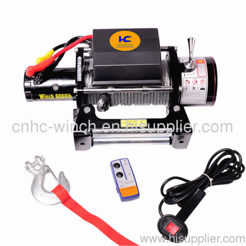 9000lb Electric Truck Winch with Remote Control