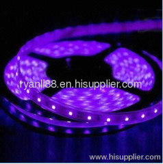 Purple Flexible LED Strip light with 12V Non-waterproof SMD5050 LED and 60 LED/M