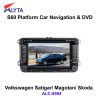 Volkswagen Satigar Magotan Skoda car navigation dvd with 3G DVB-T IPOD PIP usb sd