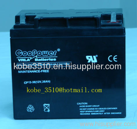 Lead Acid(VRLA) battery 12V38AH