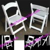 event rental/wedding ceremony white resin folding dining chairs