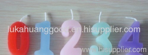 2012 Romantic Number candles