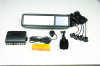 3.5 /4.3inch gps car rearview mirror with blue handfree car kit