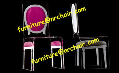 wholesale wedding acrylic baroque dining chair
