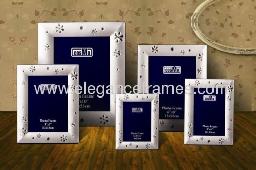 Silver Plated Aluminum Photo Frame
