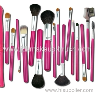 16PCS Goat Hair High Quality Makeup Cosmetic Brush Set (JDK-BSMS-951)