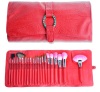 21PCS Sable Hair Makeup Cosmetic Brush with Red Pouch