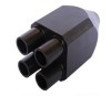 Double U pipe fitting