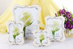 Zinc alloy Diecasted, Epoxy coated, Diamante Crystal Inlayed Metal Photo Frame