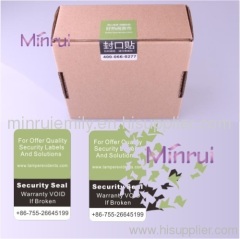 Custom security seal labels,security stickers for products