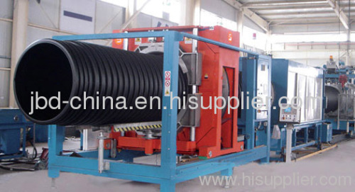 HDPE large diameter hollow wall winding pipe machine