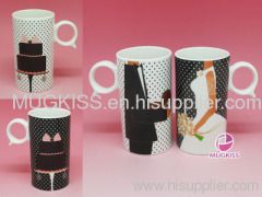 wedding gift item promiss mug heart shaped lovers mug beautiful love gift unique shape mug