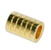 neodymium ring magnet gold coating