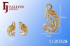 Golden set in latest jewelry design 1120328