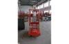 Aerial work platform, 6 meter telescopic electric lift mobile sigle aluminum mast