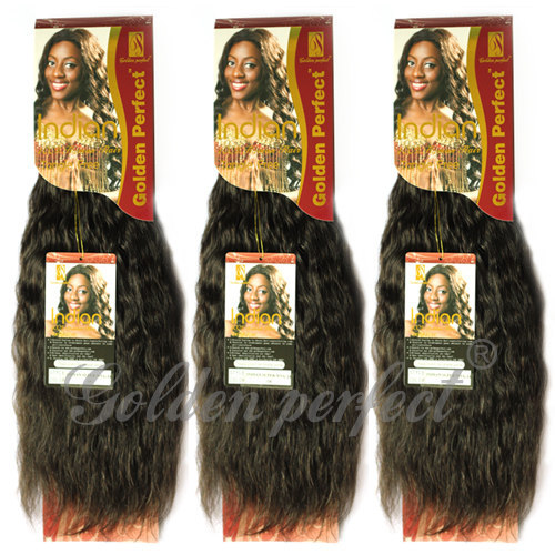 100% Indian virgin human hair extension with superior quality of factory price