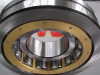 Cylindrical roller bearing with brass cage