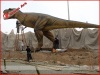 Amusement park animatronic dinosaur