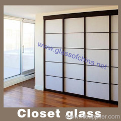 Closet glass wardrobe glass
