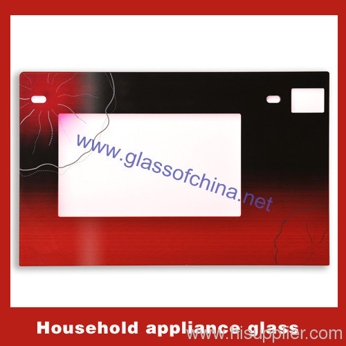 Household appliance glass