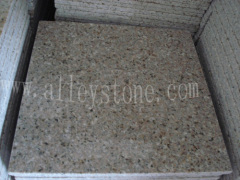 Yellow granite tiles