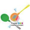 SEP007 Badminton shaped sport TPR Japanese erasers, sport eraser for school