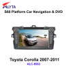 Toyota Corolla 2007-2011 gps dvd player with 3G ipod bluetooth TV usb sd pip 2-zone