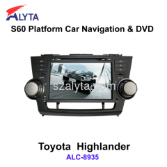 Toyota Highlander dvd gps 3G pip radio pip bluetooth sd usb