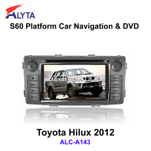 Toyota Hilux 2012 navigation dvd 3G pip car radio bluetooth sd usb