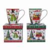 Christmas ceramic mug with gift box