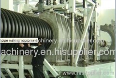 Double wall corrugated pipe making equipment