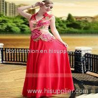 Red Color The East Exotic Bridal Wedding Dress 2014