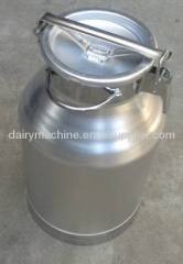 aluminum milking bucket with lid