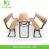 Outdoor wooden beer tables set