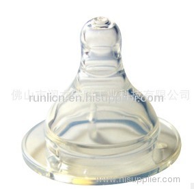 food grade liquid silicone feeding nipple for baby