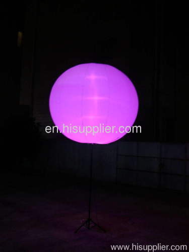 In flatable LED color lights balloon with tripod, LED decoration for event, party,wedding outdoor &indoor
