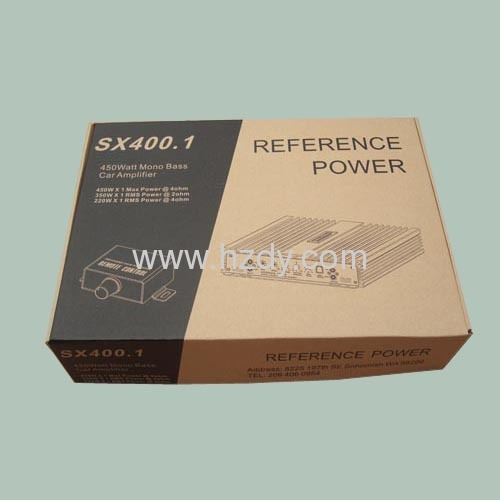 Single corrugated paper box