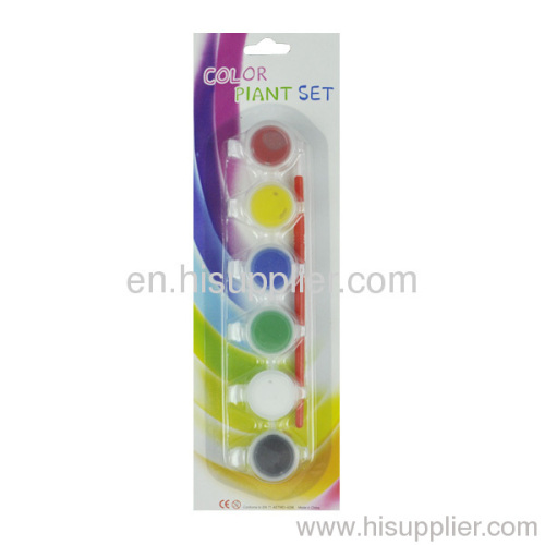water color paint set included 6 assorted