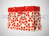 HOT clothing paper bag with button