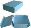 Light Blue Folding Gift Boxes With 4 Color Printing, Matte Lamination 11 * 7 * 5 Inch