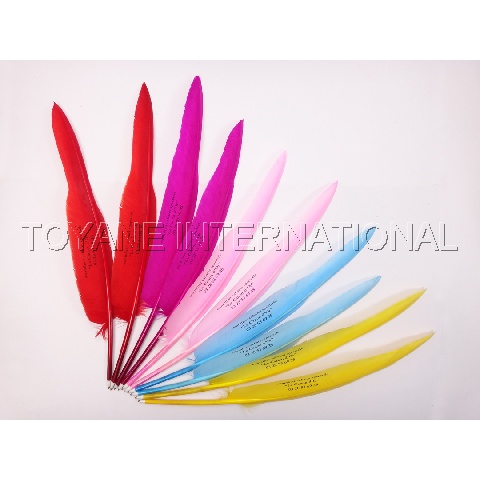 Promotional feather pen