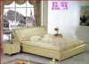 Leather Comfortable soft bed