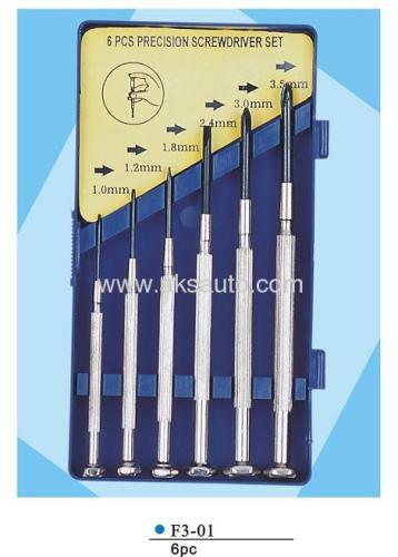 6pcs precision jeweler's screw driver set