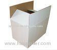 8 * 4 * 4 Inch White Corrugated Gift Boxes For Electronic Products Packaging