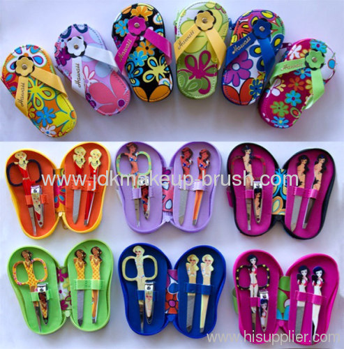 Fashion Promotional Gift Manicure Set Nail Clipper Products in PU Case