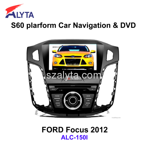 FORD Focus 2012 car gps dvd rearview with 3G DVB-T IPOD PIP usb sd bluetooth